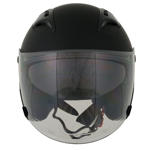Casco Milwaukee Performance Helmets MPH9805DOT Shift cara abierta 3/4 negro mate - Imagen 15 de 15