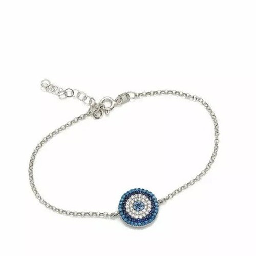 Evil Eye Bracelet, Sterling Silver Evil Eye Bracelet