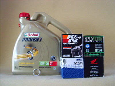 Castrol Power 1 10W40 Öl + Ölfilter HONDA CBR900RR Fireblade SC44 SC50