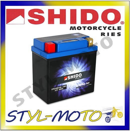 Batterie A Lithium Shido (LB9-B=YB9-B) Gilera 50 DD / Sp Runner / Purejet 2003-image