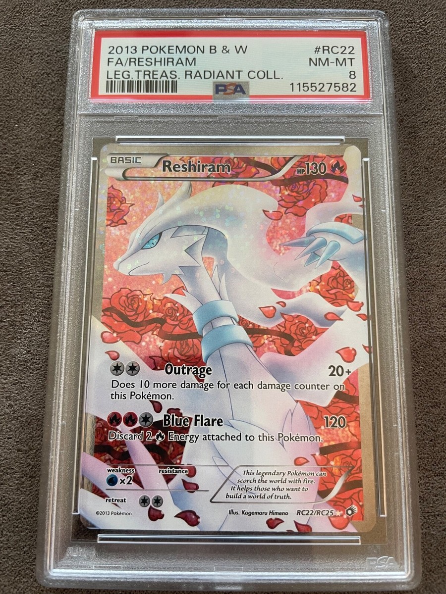 レシラム 25th Anniversary edition Reshiram (Full Art) RC22/RC25 Legendary Treasures: Radiant