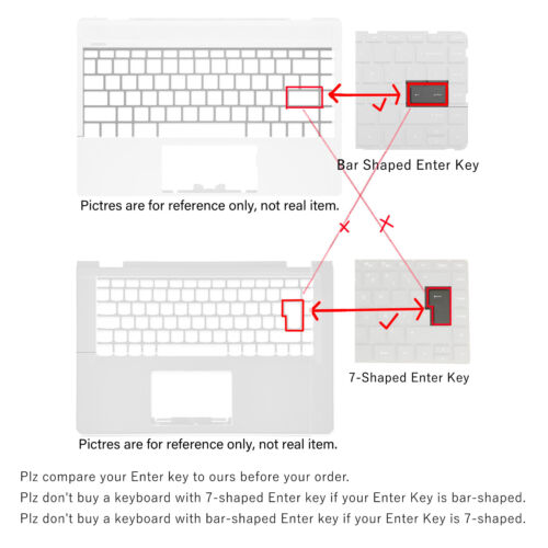 Teclado ruso para portátil Dell Latitude 7400 2 en 1, 9410 2 en 1 0F5JJ0, retroiluminado - Imagen 3 de 8