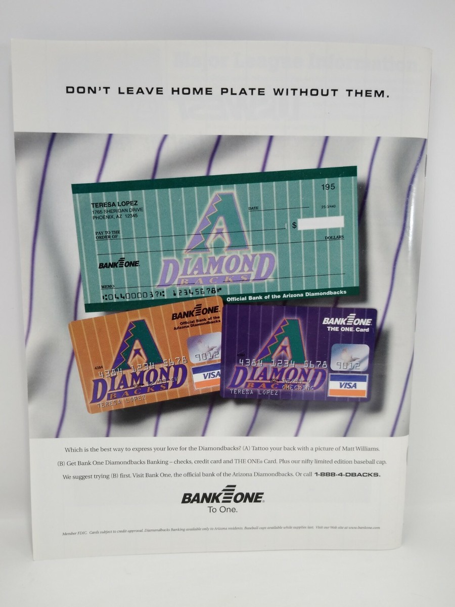 Arizona Diamondbacks Magazine March 1998 Premier Issue Matt