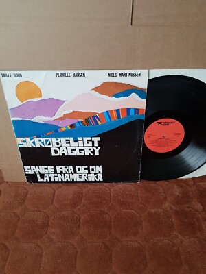 SKROBELIGHT DAGGRY - SANGE FRA OG OM LATINAMERIKA '82 LP Swedish 80s FOLK