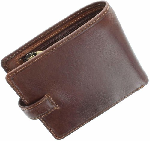 Personalised Mens Tan Leather RFID Wallet & Brushed Brass Zippo Gift Set - Picture 8 of 12