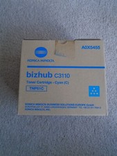 Konica Minolta TNP51C Cyan Toner Cartridge Genuine Bizhub C3110 NEW SEALED READ