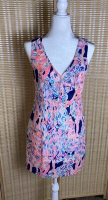Lilly Pulitzer Amina V-Neck Shift Dress SZ