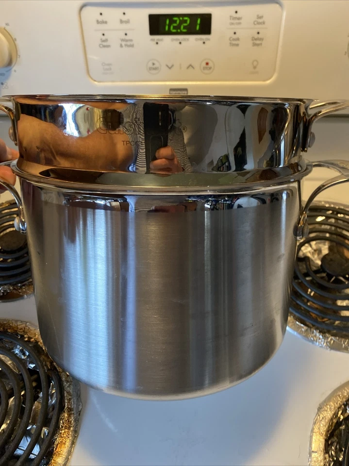 Cuisinart Stainless Steel 8 Qt Strainer With Stock Pot No Lid - Image 3 of 4