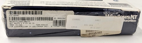 Windows NT Workstation V4.0 Unopened Box 1997 - Picture 5 of 5