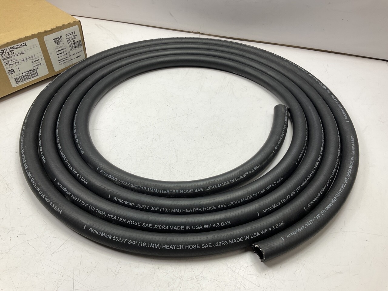 21 FEET Armormark 50277 Black HVAC Heater Hose, SAE J20R3 3/4" ID eBay