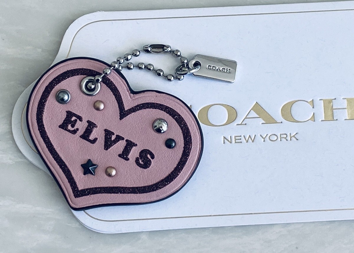 アクセサリー COACH Pink double heart keychain charm アクセサリー COACH Pink double heart keychain charm _12.JPG