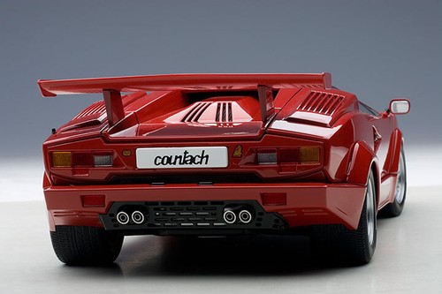 AUTOart 1:18 Lamborghini Countach Edición 25 Aniversario Rojo (74534) - Imagen 15 de 19