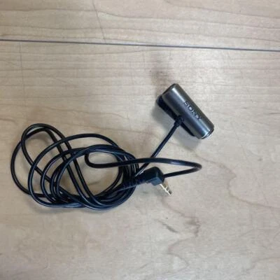 SONY ECM-CS3 Compact Condenser Business Microphone Stereo Code 1m Tie Clip Type - Photo 1/2