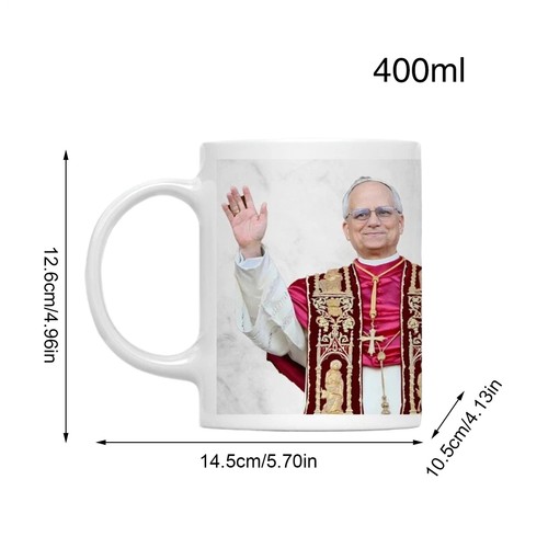 Pope Leo XIV Commemorative Mug A 2025 - Habemus Papam PAPAL CATHOLIC SOUVENIR - Picture 7 of 7