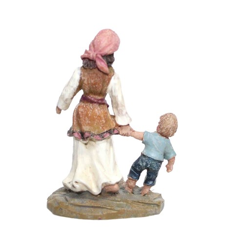 Grandeur Noel Bethlehem Nativity Set 2.75" Replacement Woman with Child Figurine - Picture 3 of 5