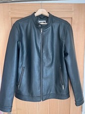 Faux Leather Jacket Size L