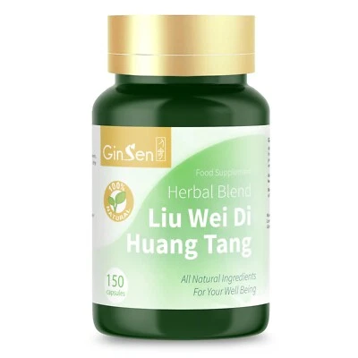 GINSEN Liu Wei Di Huang Tang Wan 150 Capsules