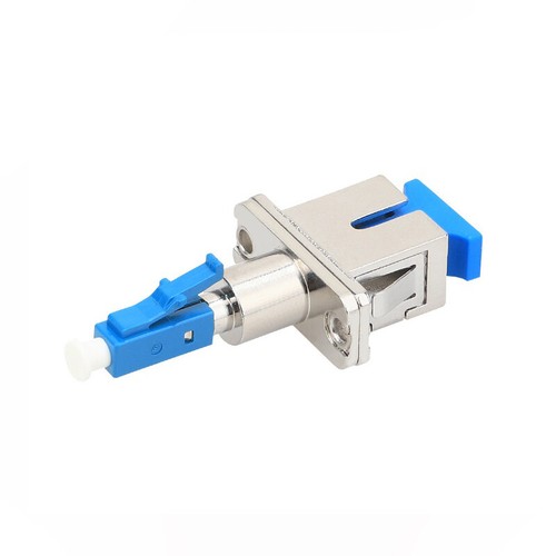 2 pcs LC mâle vers SC femelle SM-9/125 connecteur fibre optique LC-SC coupleur à bride - Photo 3/9