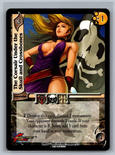 UFS CCG The Corsair Under the Skull and Crossbones #009/144 SNK03 Cutting Edge