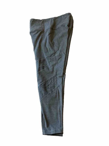 Members Mark Active Gray Ankle Leggings Womens Size L Large VGUC Athletic Pocket - Picture 4 of 9