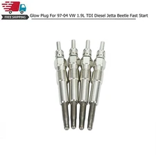Glow Plug For 2001 2002 2003 2004 VW 1.9 1.9L TDI Diesel Jetta Beetle Fast Start