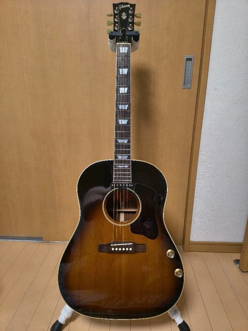 Guitarra Eléctrica Acústica Gibson J-160E 1995 Toda Madera Maciza De...