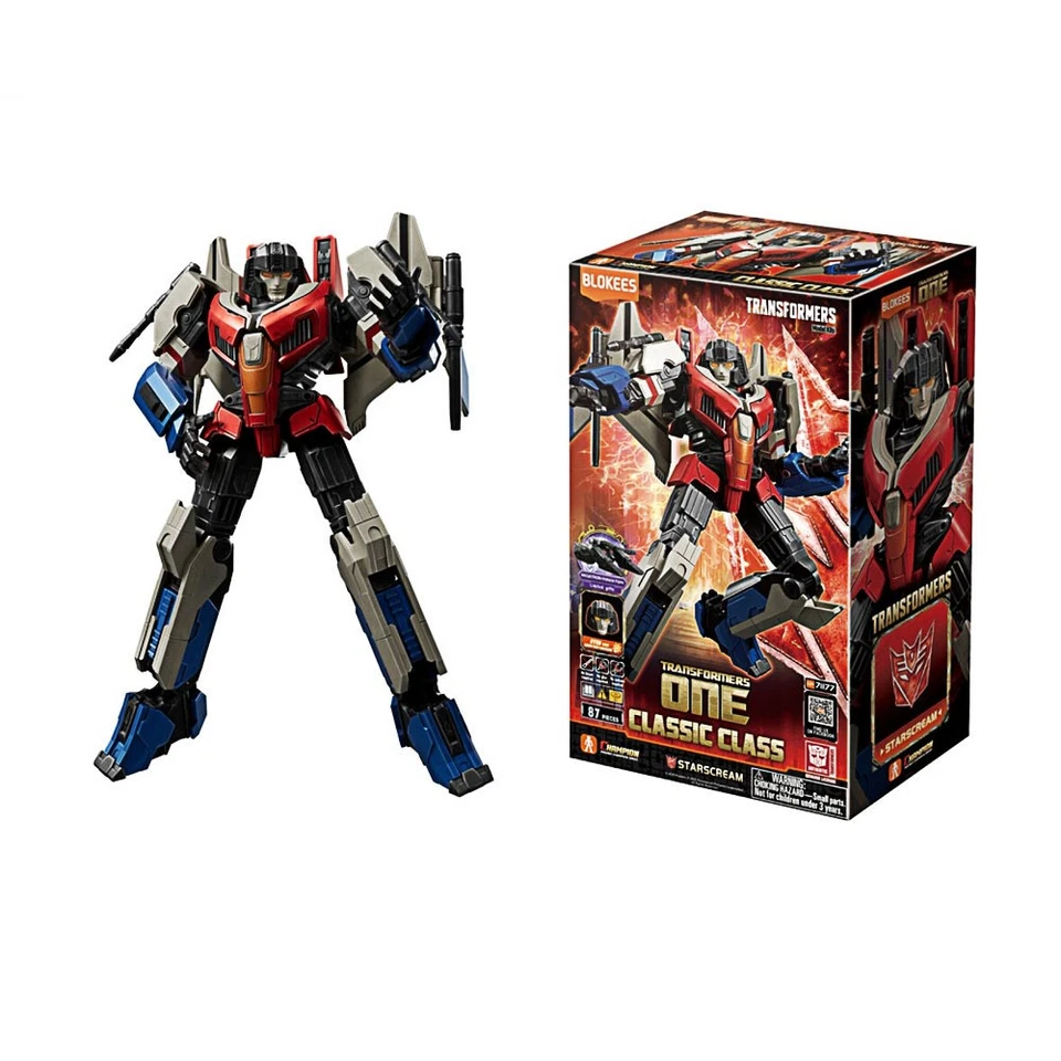 MARKENLOS Dickie Toys, Blokees, Transformers ONE - Classic Class, Starscream