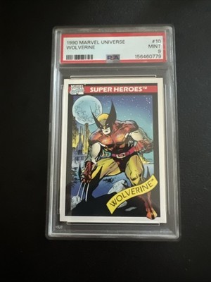 1990 Marvel Universe #10 Wolverine PSA 9