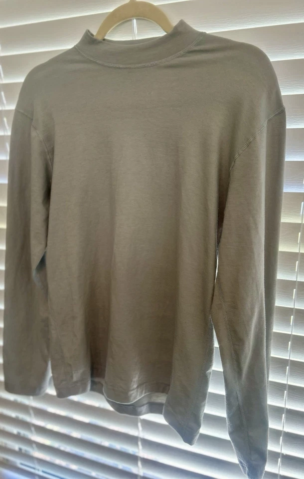 Camisa gris térmica Duofold para mujer manga larga simulada capa base tortuga Foto 3 de 4