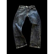 Levi's 501 Jeans Mens 32x30 Dark Wash Button Fly Classic Fit Straight 2000's