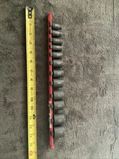 Matco 3/8” Drive Shallow Impact Socket Set, 12pt, Sae, See Pics For Sizes…
