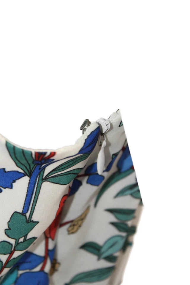 Vestido Corto Floral Parker Mujer Correa Espagueti Cuello en V Blanco Talla M Foto 3 de 4