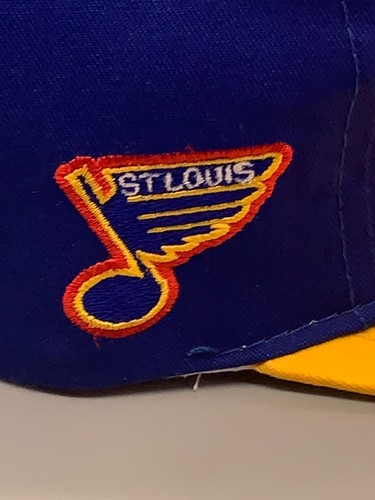 VINTAGE St Louis Blues Hat Cap Snapback Blue Sports Specialties Script Twill NHL - Picture 7 of 13
