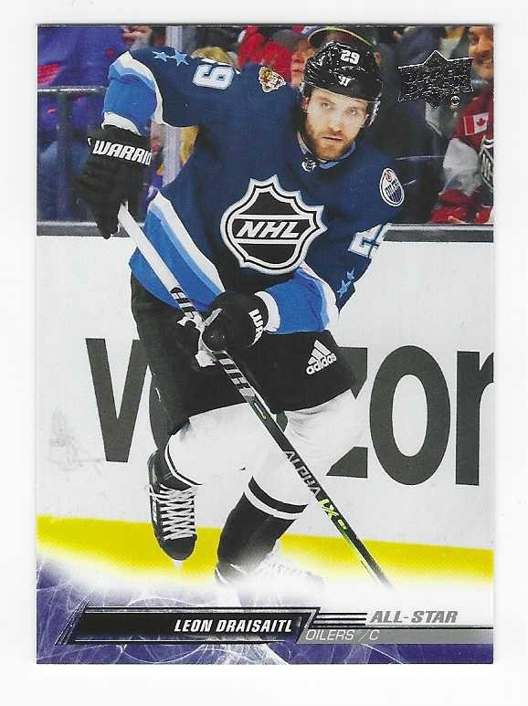2022-23 Upper Deck Extended Hockey Oilers Leon Draisaitl All Star Card #690