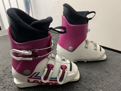 Lange Kinder Skischuhe (231 mm) Flex 175   Weiß/Pink