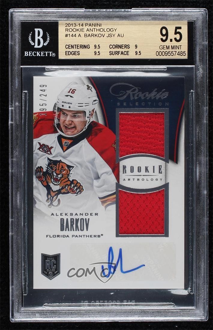 2013 Panini Rookie Anthology Selection /249 Aleksander Barkov #144 Auto RC 0c3