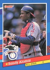 1991 Donruss #51c Sandy Alomar