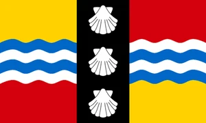 Bedfordshire Flag Self Adhesive Vinyl Sticker