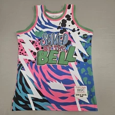 Headgear Classics Saved By The Bell Mens  Small 1988 Throwback Basketball Jersey