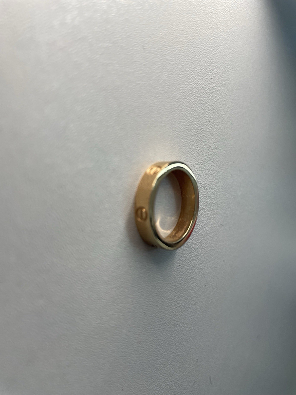 Cartier Rose Gold Women's Ring Band Size US-7 18K 750