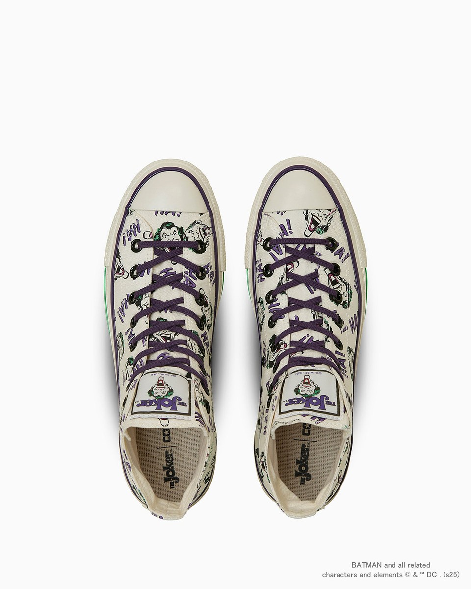 国内配送 CONVERSE ALL STAR AGED HI / DC THE JOKER CONVERSE ALL STAR AGED HI / DC Joker Chuck Taylor Japan