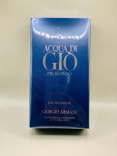 NEW Acqua Di Gio PROFONDO Giorgio Armani Men 6.7 oz 200 ml *Eau De Parfum* Spray