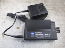 Netrix IEEE 502.3 10BASE-T/10BASE-FL Converter N-10TFL Used