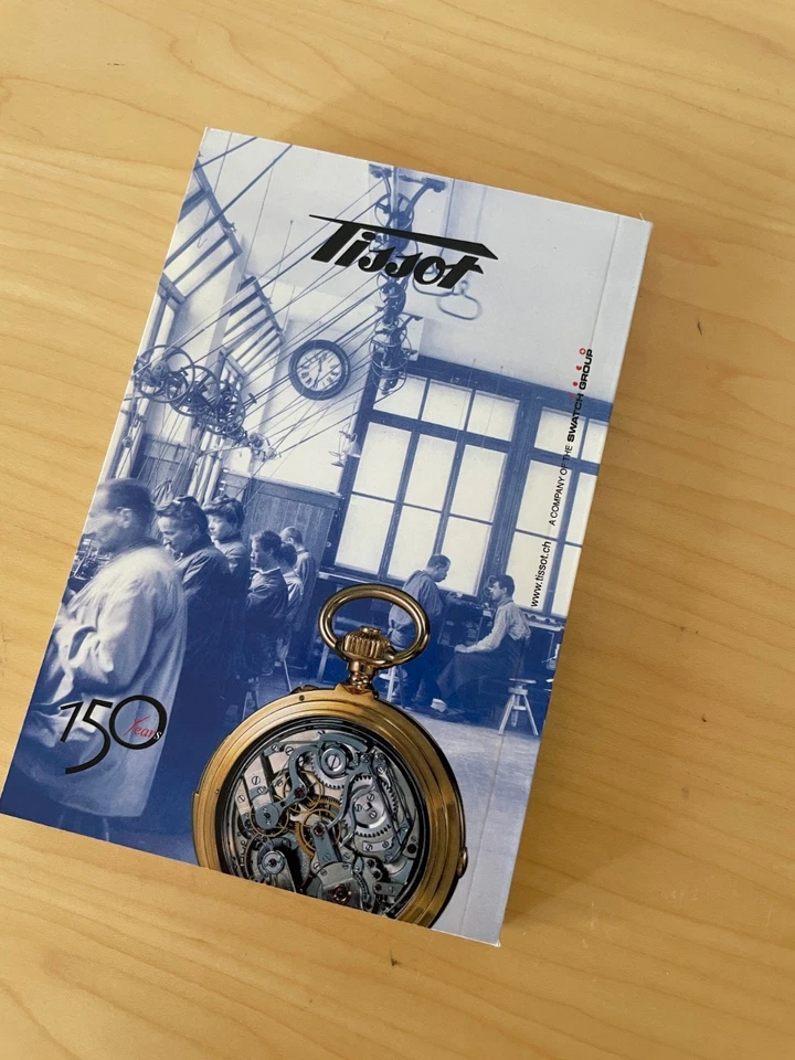 Libro de Novela Tissot - Fábrica de Relojes 150 Th Ann - Español - Hecho en Suiza Foto 2 de 4