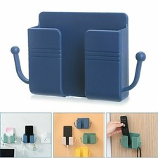 Home Wall Mounted Storage Organizer Box Case Mobile Phone Plug Charging Holder