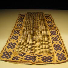 85393) Raffiakleid Shoowa Kuba Kongo Afrika AFRIKANISCHE KUNST