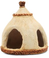Set 2 Pezzi Amtra Deko Sahara Capanna Decorazione Per Acquario Amtra