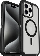 OtterBox DEFENDER SERIES XT Clear Case for iPhone 15 Pro Max - Dark Side