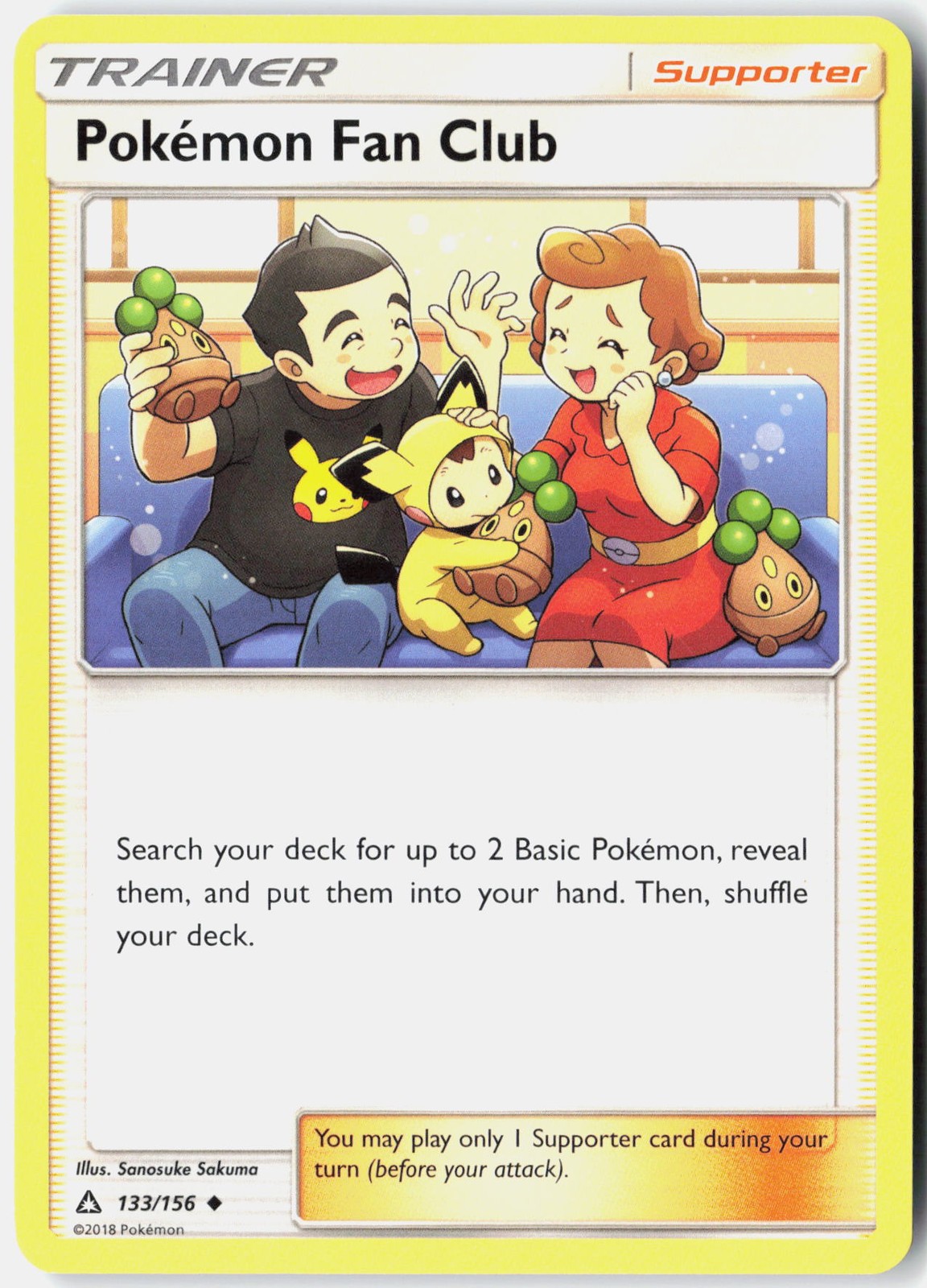 Pokemon Fan Club 133/156 Pokemon Card Normal