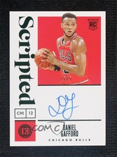 2019 Panini Encased Rookie Scripted Signatures Green 5/5 Daniel Gafford #148 w6z
